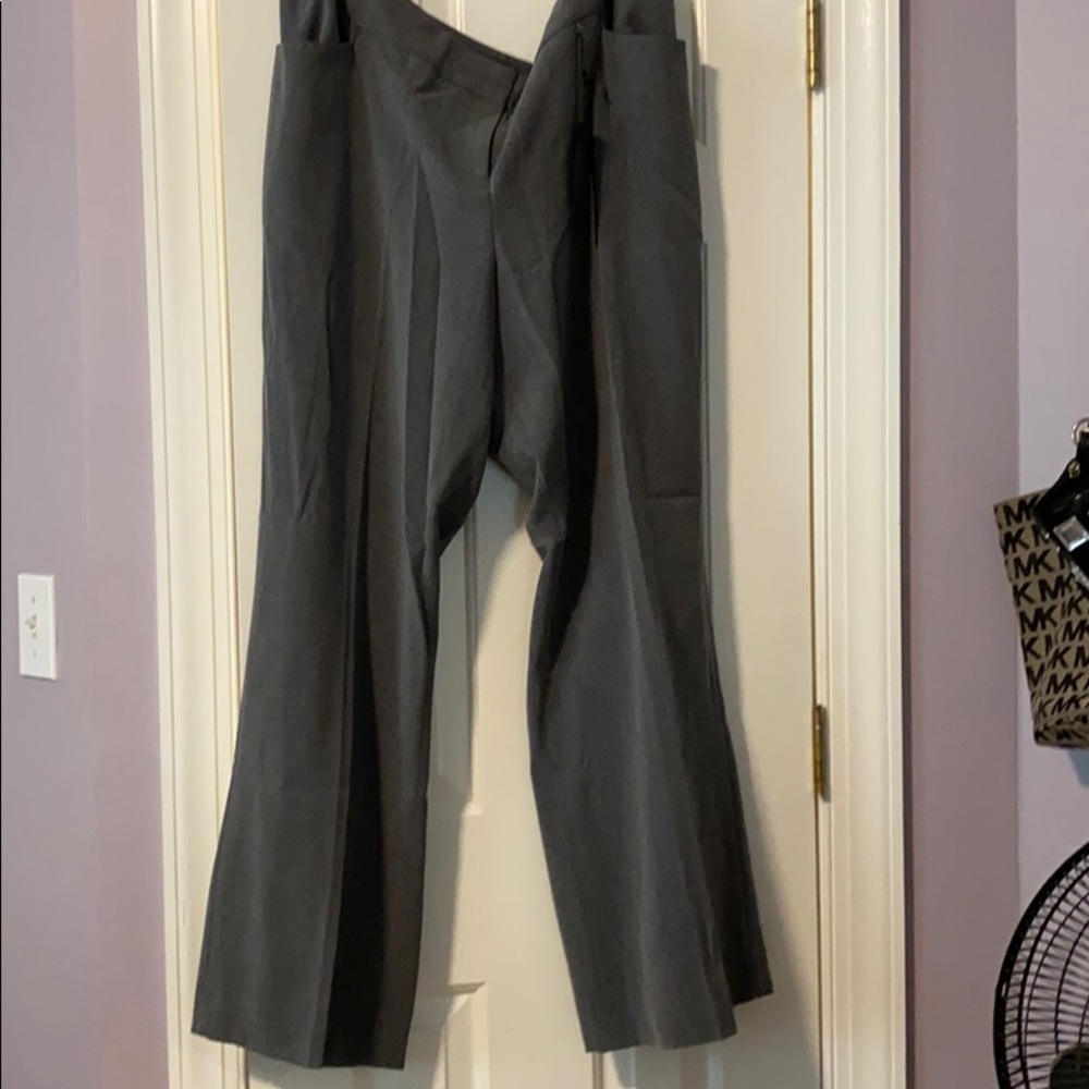 Lane Bryant gray classic fit trousers